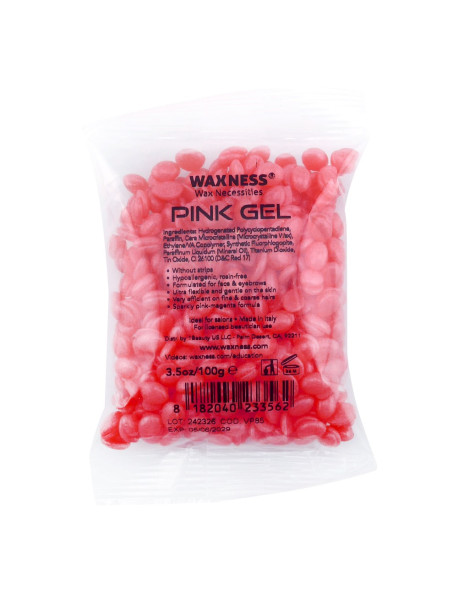 Pink Gel Rosin Free Hard Wax Sample 3.5 oz / 100 g