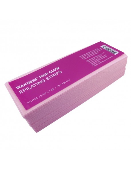 Extra Comfort Pink Glow Epilating Strips 2.75 x 7.83 inch 100 PCS